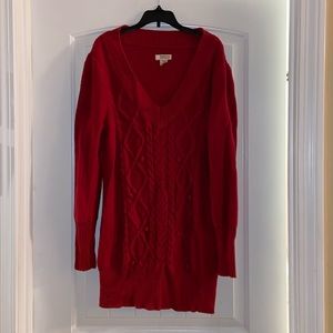 Beautiful red sweater just in time for the holidays!